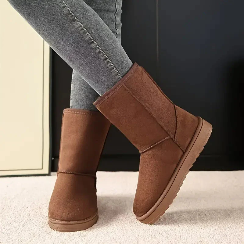 Relaxed Fit Lined Ankle Boots for Women – Support & Cozy Warmth - Image 7