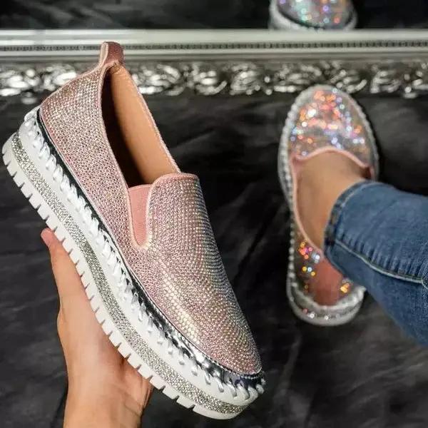 Rhinestone Slip-On Loafers for Women – Stylish & Comfortable - Image 5
