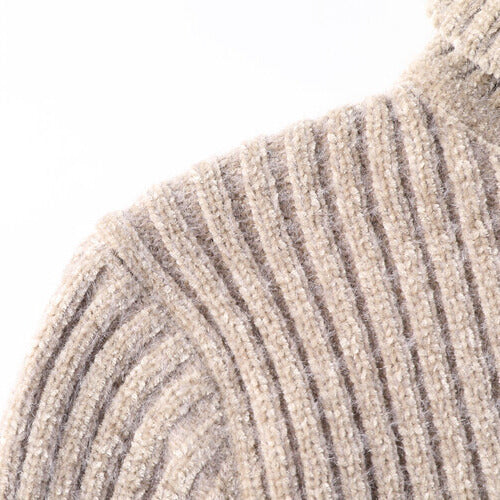 Ribbed Regular Fit Turtleneck Sweater for Men – Cozy & Classic Style - Image 11