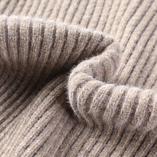 Ribbed Regular Fit Turtleneck Sweater for Men – Cozy & Classic Style - Image 12