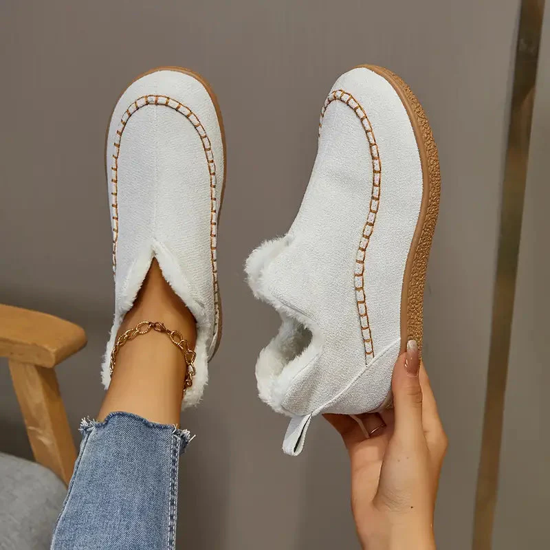 Round Toe Ankle Boots for Women – Stylish & Cozy Comfort - Image 5