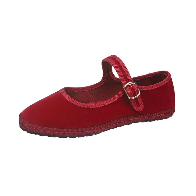 Round Toe Black Ballet Flats for Women – Effortless Style & Comfort