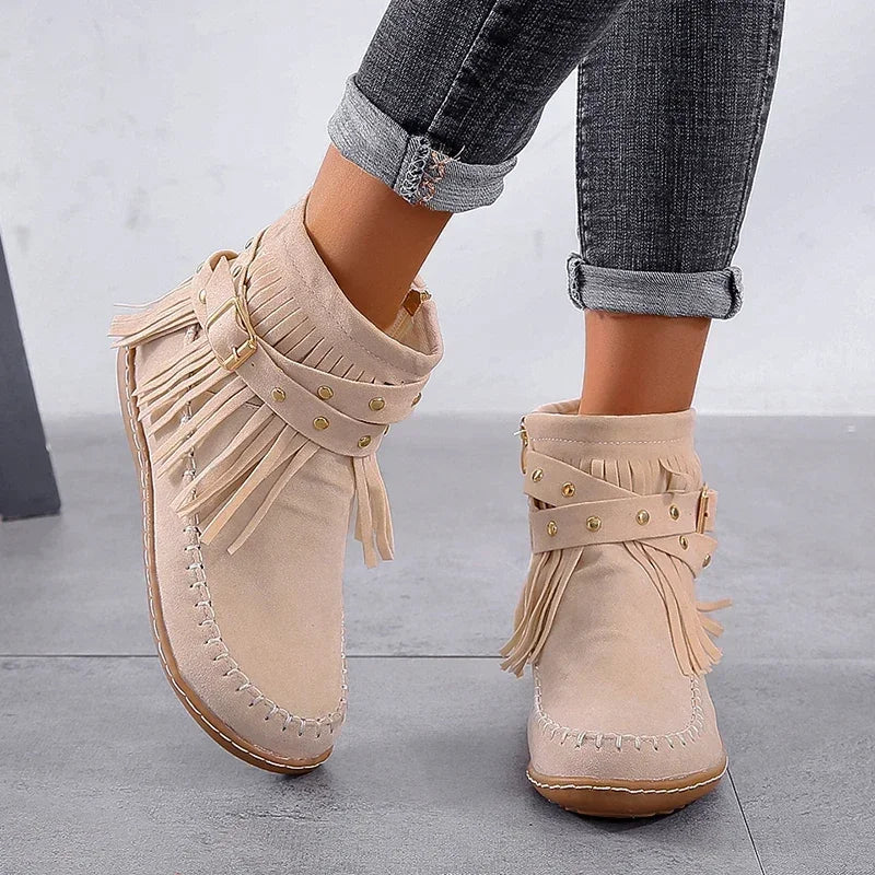 Round Toe Winter Boots for Women – Stylish & Comfortable - Image 5