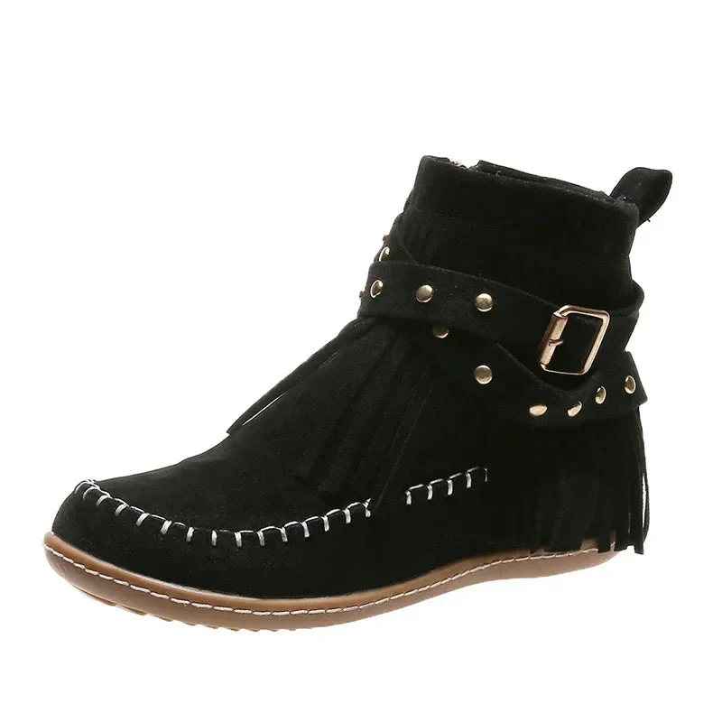 Round Toe Winter Boots for Women – Stylish & Comfortable - Image 7