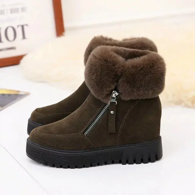 Short Winter Boots for Women – Stylish & Comfortable with Integrated Heel - Image 5