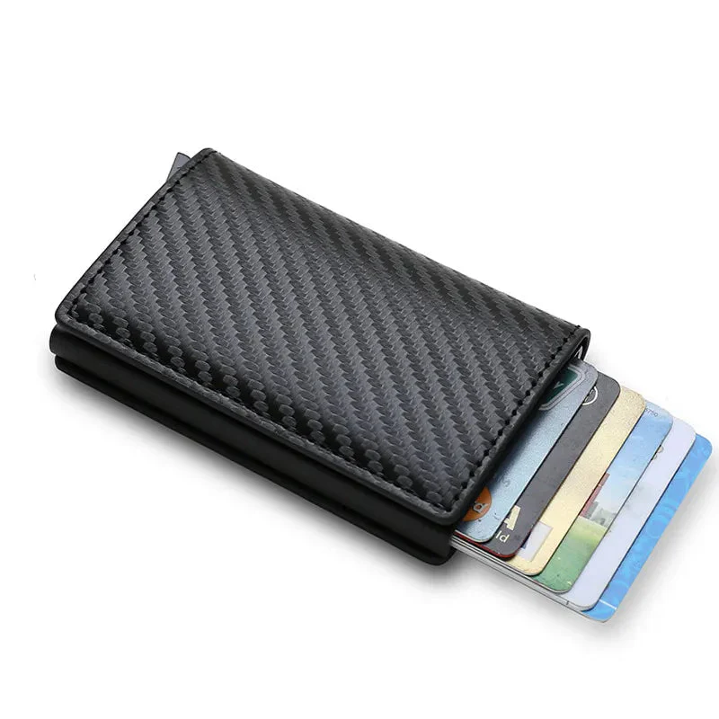 Slim Geometric Card Wallet for Men – Sleek & Functional Design
