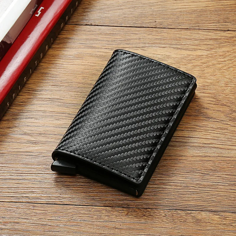 Slim Geometric Card Wallet for Men – Sleek & Functional Design - Image 5