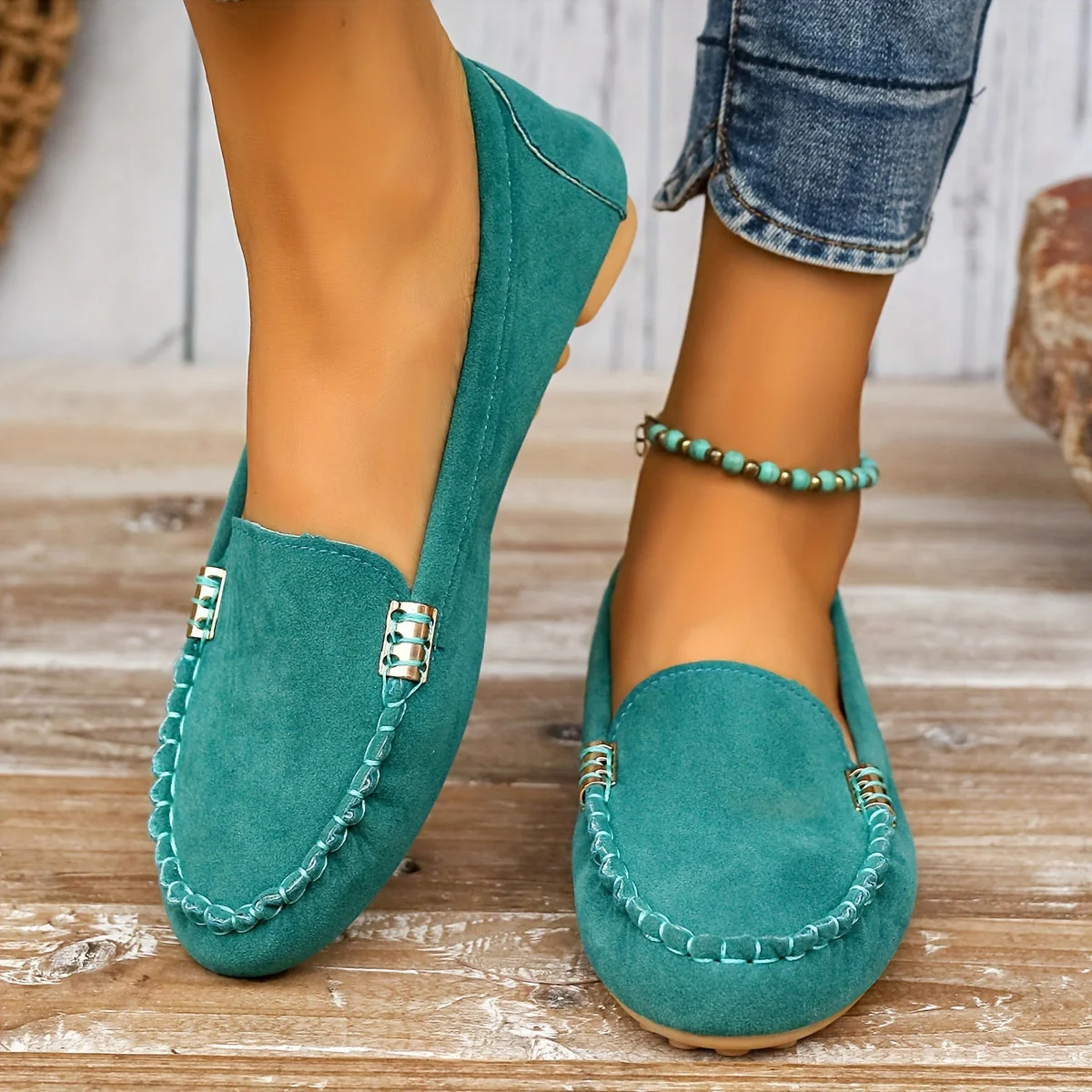 Slip-On Moccasin Loafers for Women – Effortless Style & Comfort - Image 2