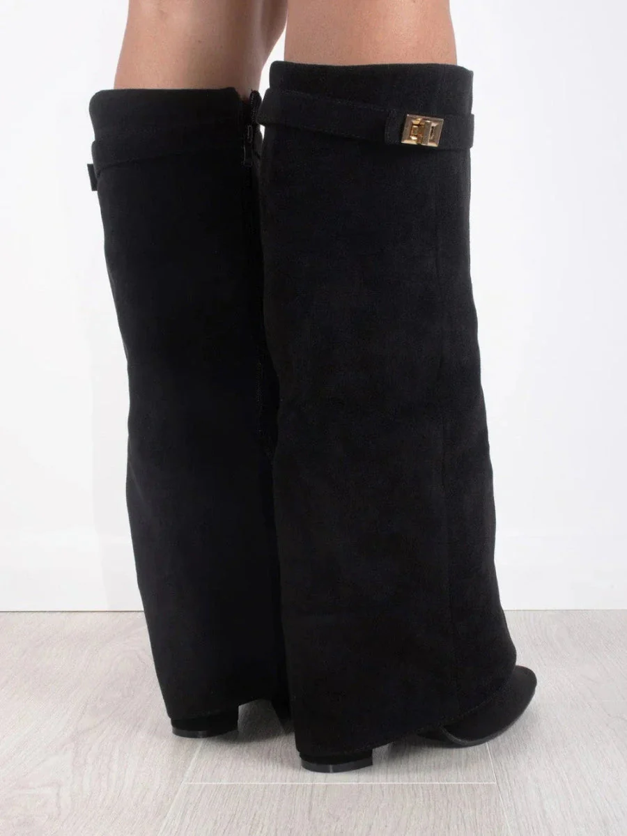 Slouchy Pointed Toe Thigh-High Boots for Women – Stylish & Comfortable - Image 5
