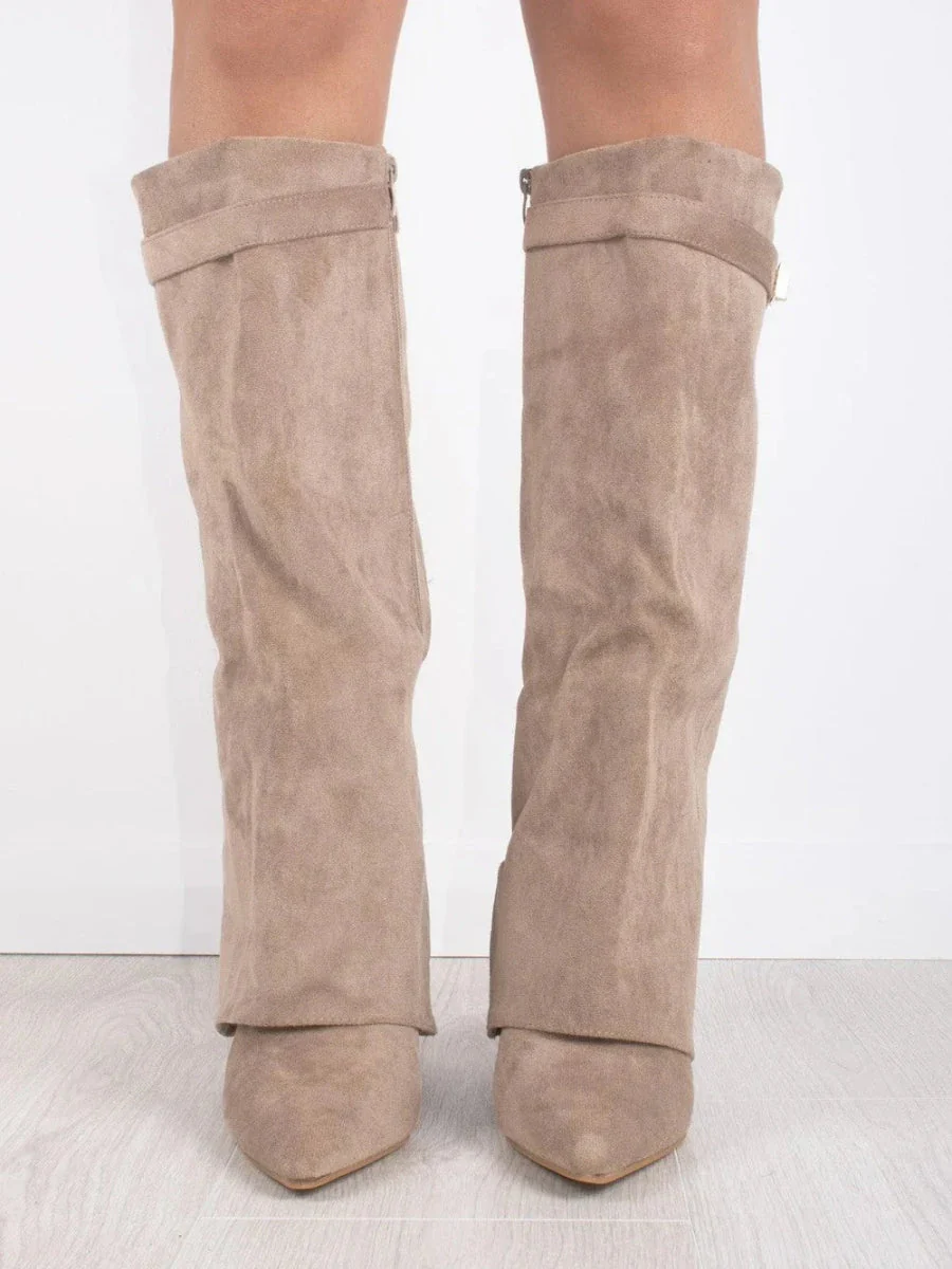 Slouchy Pointed Toe Thigh-High Boots for Women – Stylish & Comfortable - Image 7