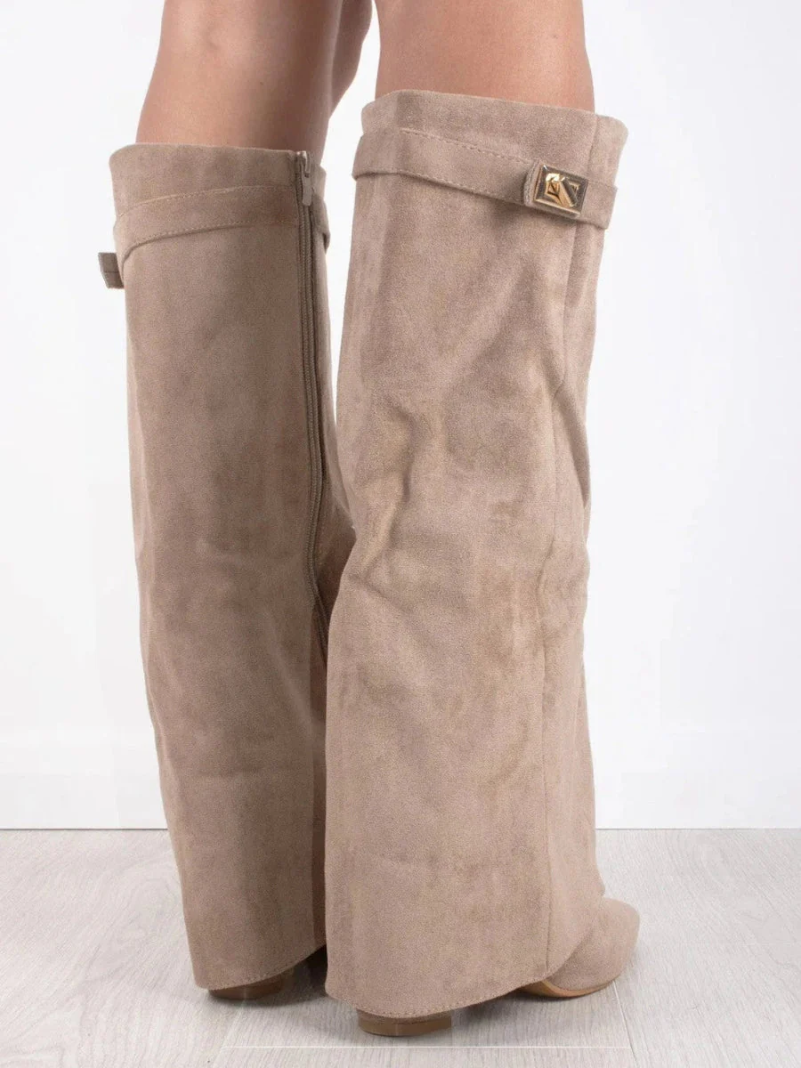 Slouchy Pointed Toe Thigh-High Boots for Women – Stylish & Comfortable - Image 8