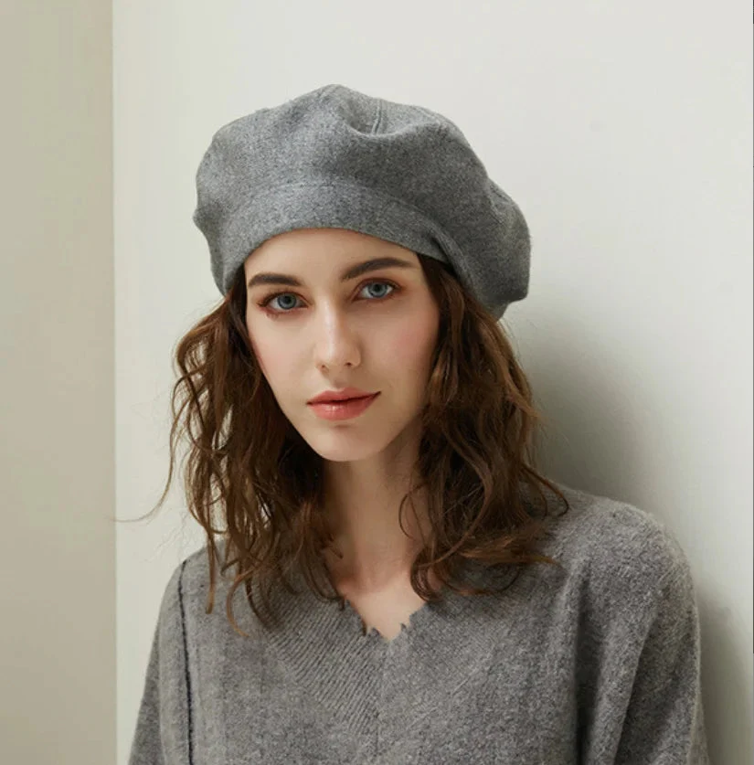 Slouchy Rounded Beret for Women – Cozy Casual Style - Image 2