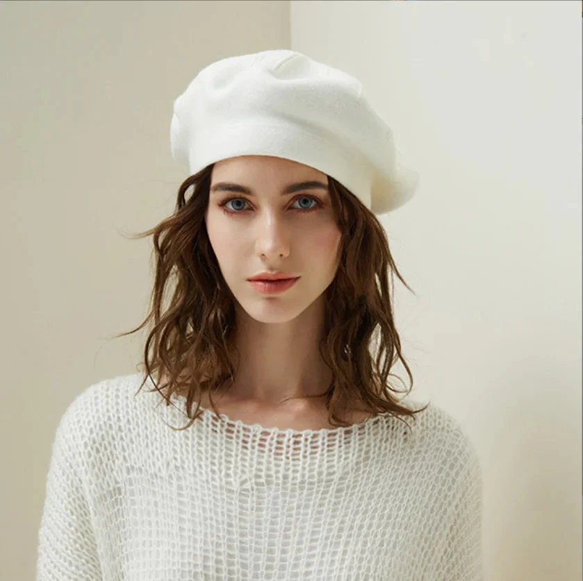 Slouchy Rounded Beret for Women – Cozy Casual Style - Image 5