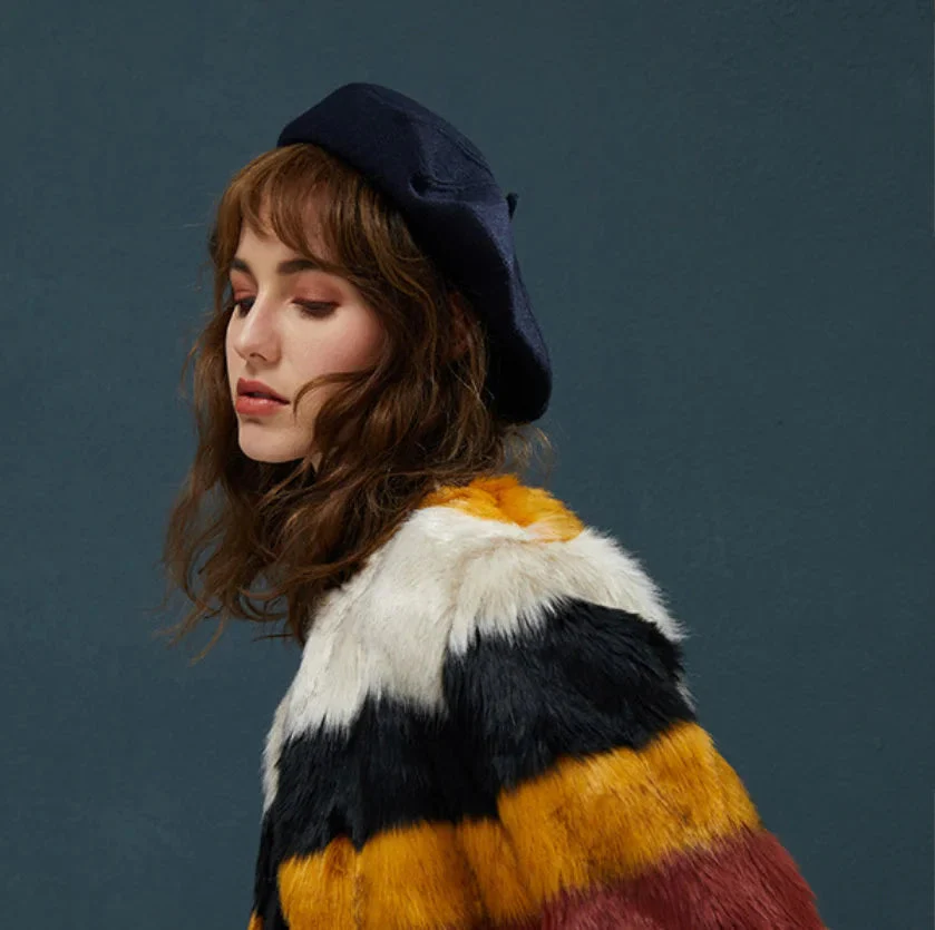 Slouchy Rounded Beret for Women – Cozy Casual Style - Image 7