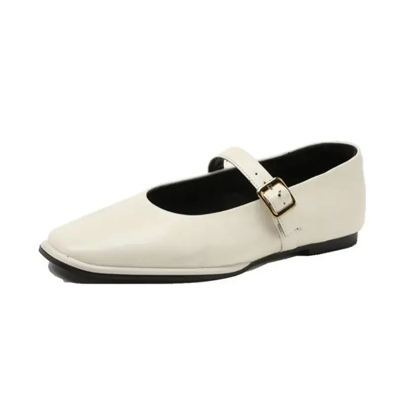 Square Toe Black Ballet Flats for Women – Chic & Comfortable Everyday Style - Image 7