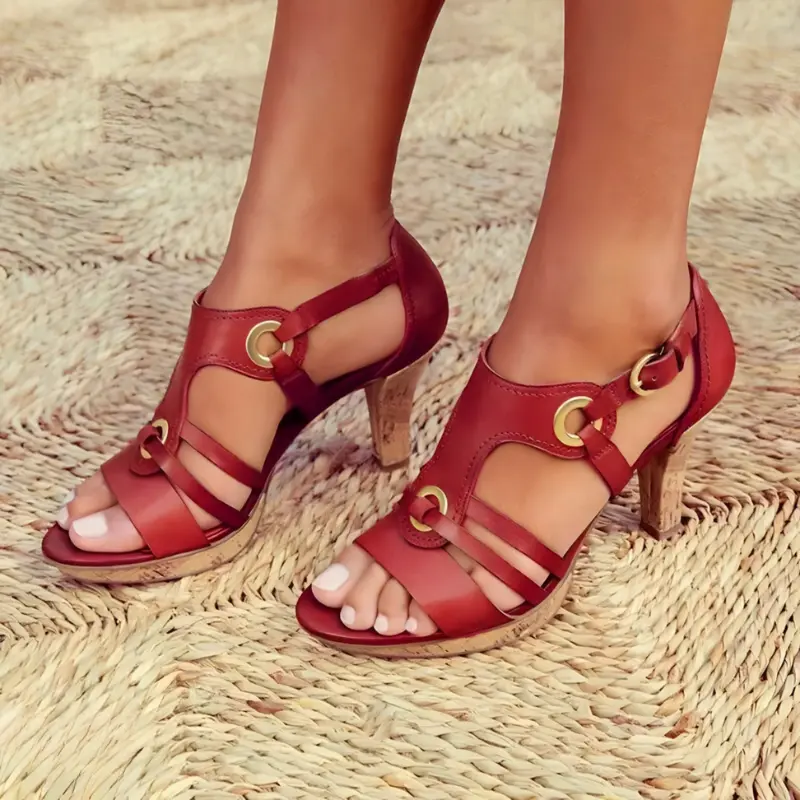 Strappy High-Heeled Sandals for Women – Chic & Elegant Design - Image 4