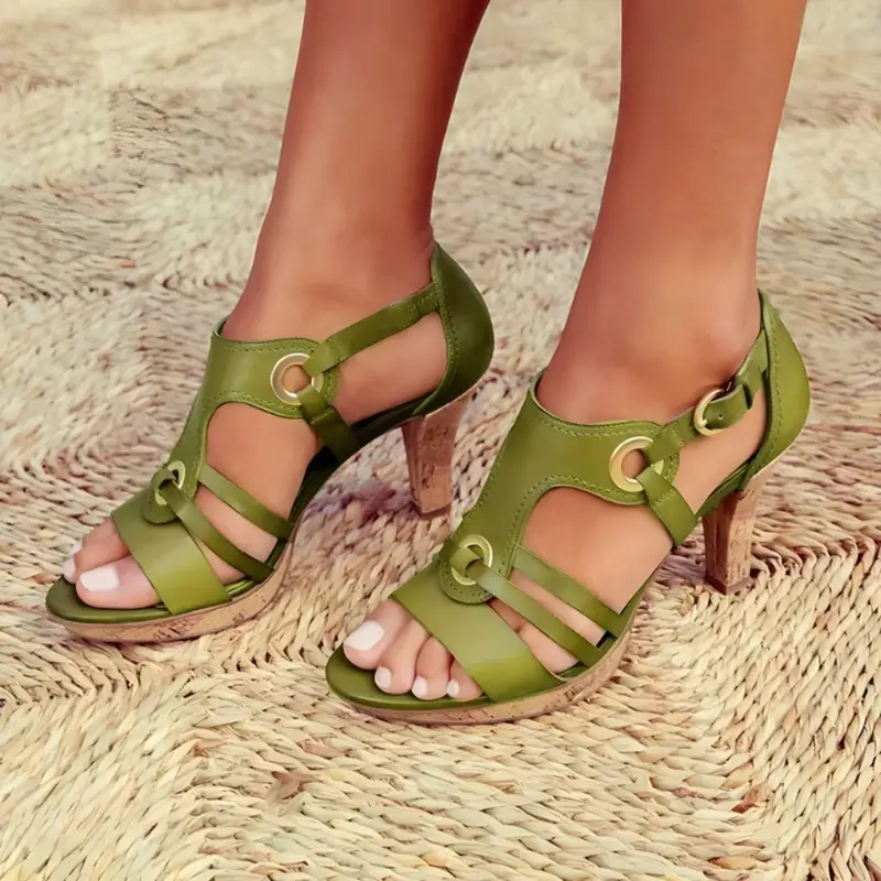 Strappy High-Heeled Sandals for Women – Chic & Elegant Design - Image 5