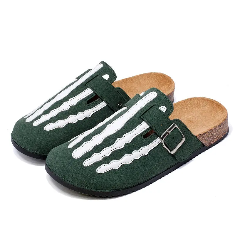 Striped Cork Clogs for Men – Stylish & Comfortable Footwear - Image 4