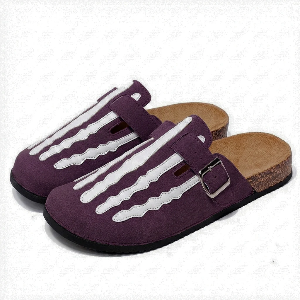 Striped Cork Clogs for Men – Stylish & Comfortable Footwear - Image 5