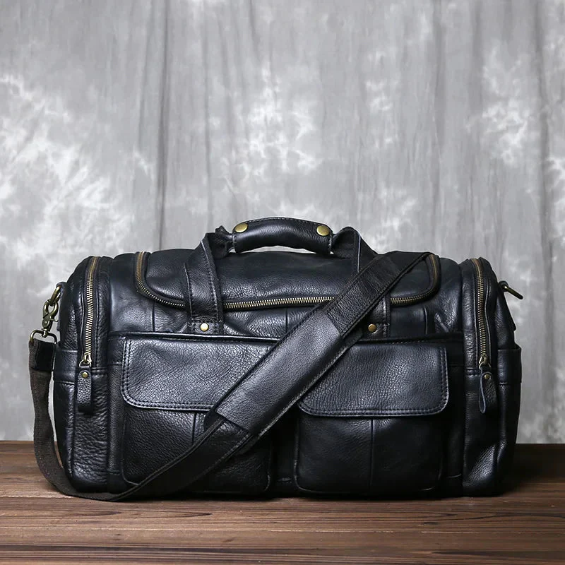 Structured Barrel-Shaped Duffel Bag – Durable Stylish Convenience - Image 9