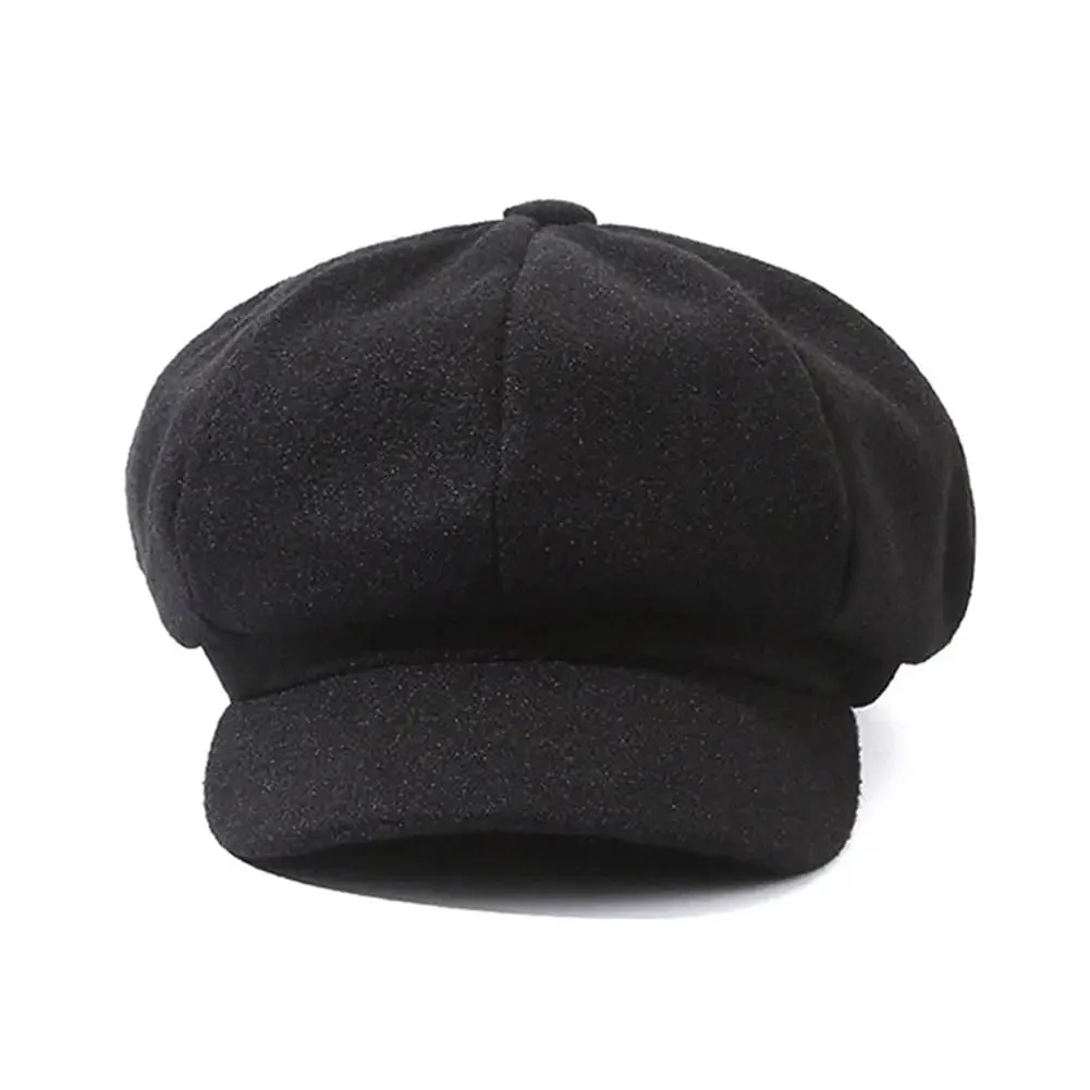 Structured Fit Brimmed Newsboy Cap for Women – Classic Casual Style - Image 4