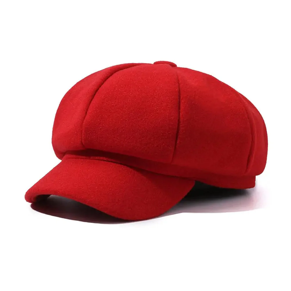 Structured Fit Brimmed Newsboy Cap for Women – Classic Casual Style - Image 5