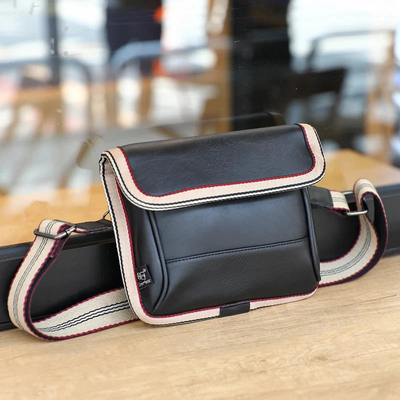 Structured Striped Sling Bag for Men – Stylish Casual Convenience - Image 2