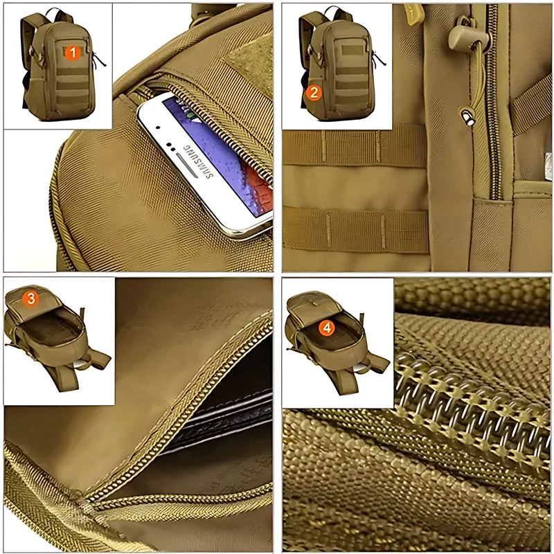 Structured Tactical Rucksack for Men – Durable & Functional Design - Image 6