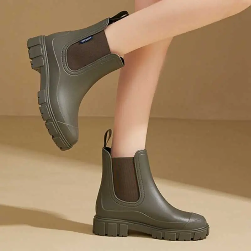 Modern Ankle Boots for Women – Stylish Waterproof Design - Image 5