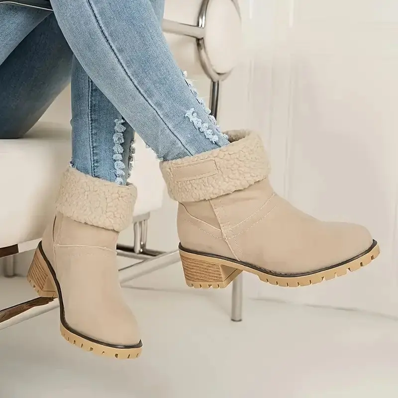 Suede Ankle Boots for Women – Elegant & Comfortable Winter Style - Image 3