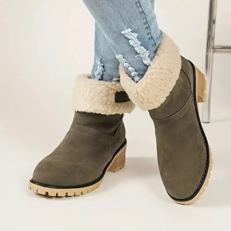 Suede Ankle Boots for Women – Elegant & Comfortable Winter Style - Image 4