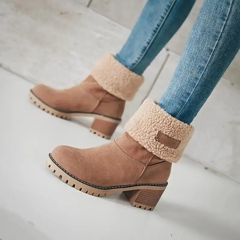 Suede Ankle Boots for Women – Elegant & Comfortable Winter Style - Image 7