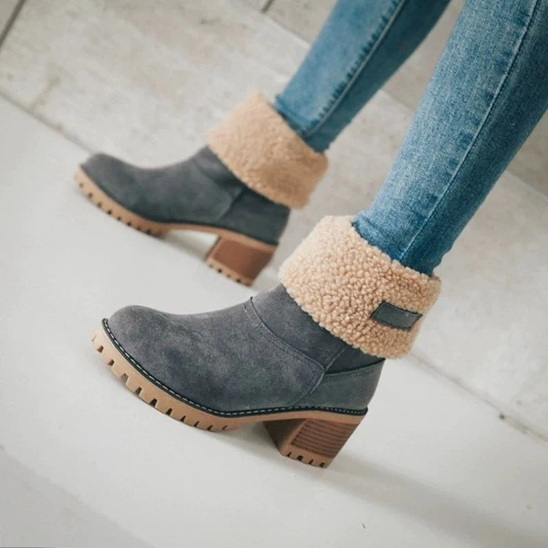 Suede Ankle Boots for Women – Elegant & Comfortable Winter Style - Image 8