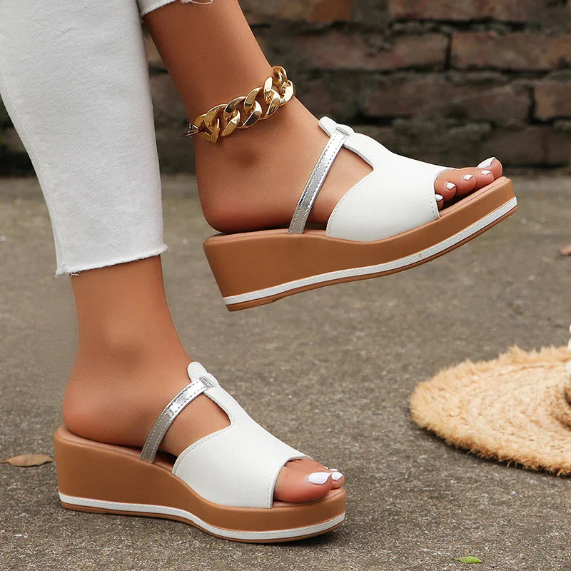 Suede Wedge Sandals for Women – Stylish & Comfortable - Image 5