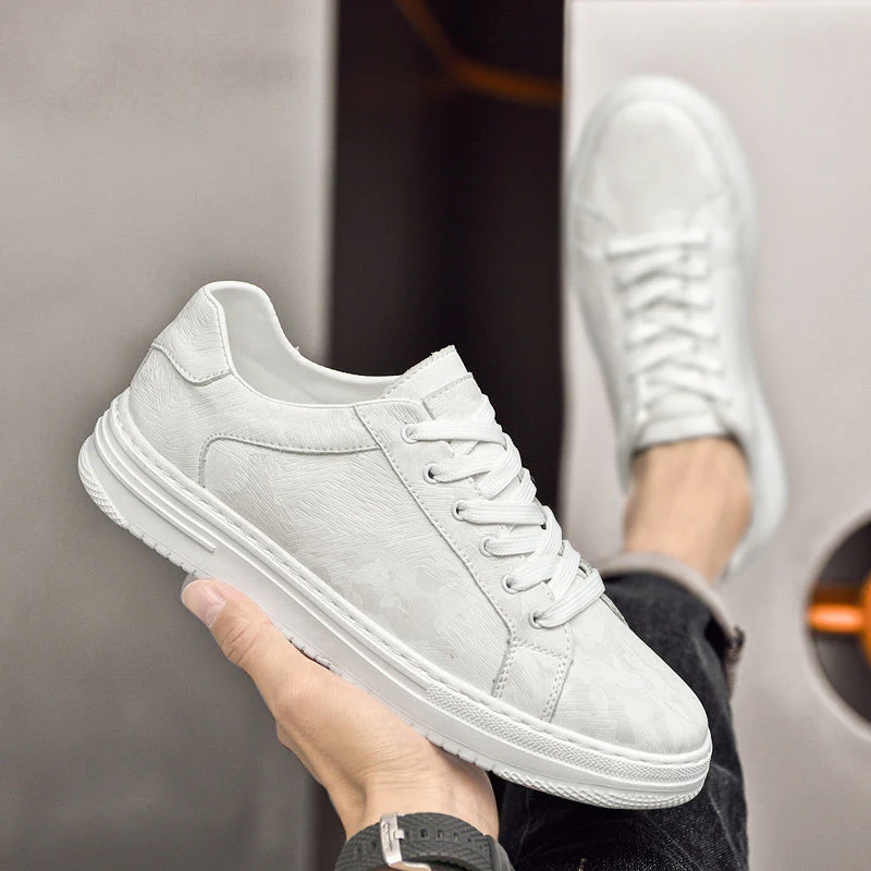Textured Platform Low-Top Sneakers for Men – Comfort & Support - Image 8