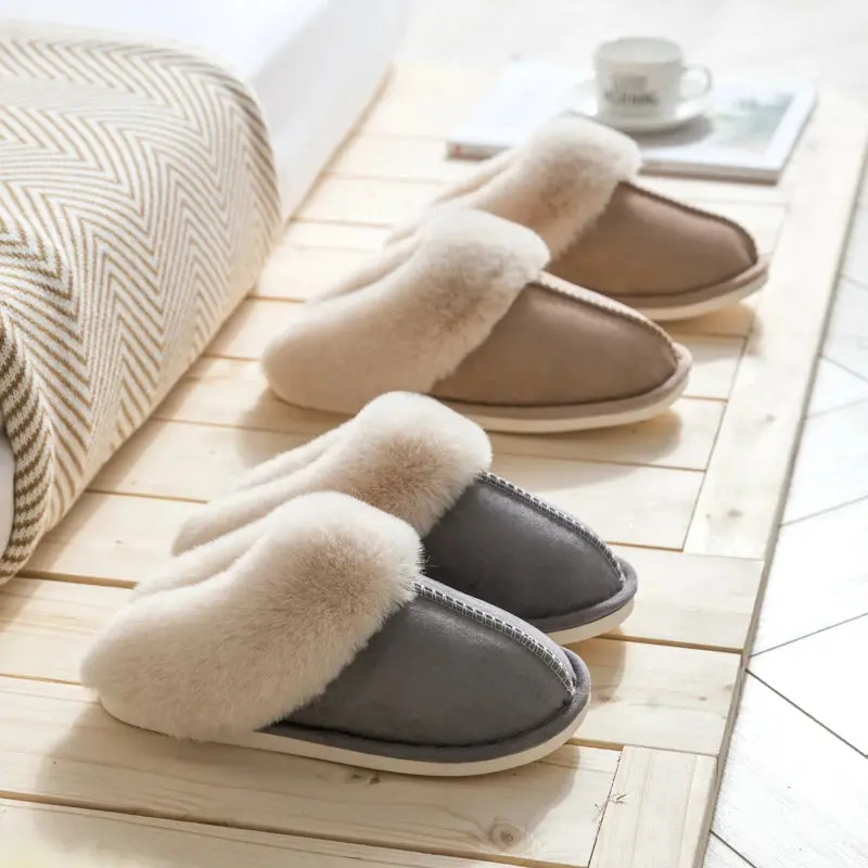 Thick Sole Velvet Slippers for Men and Women – Cozy & Non-Slip Comfort - Image 2