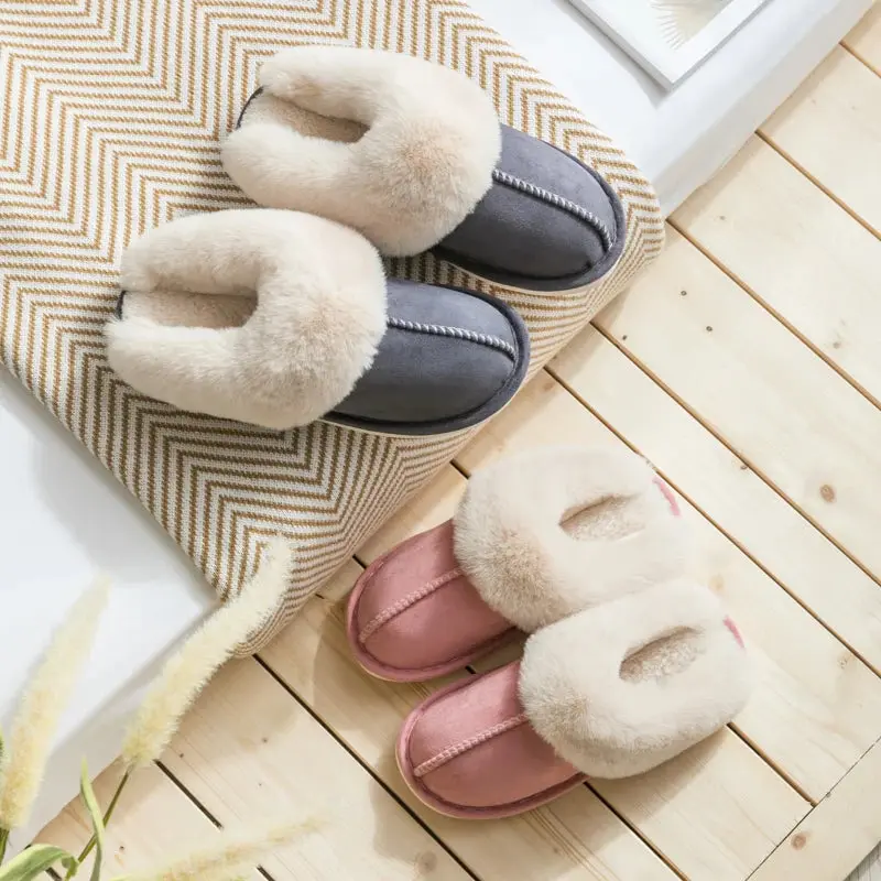 Thick Sole Velvet Slippers for Men and Women – Cozy & Non-Slip Comfort - Image 3