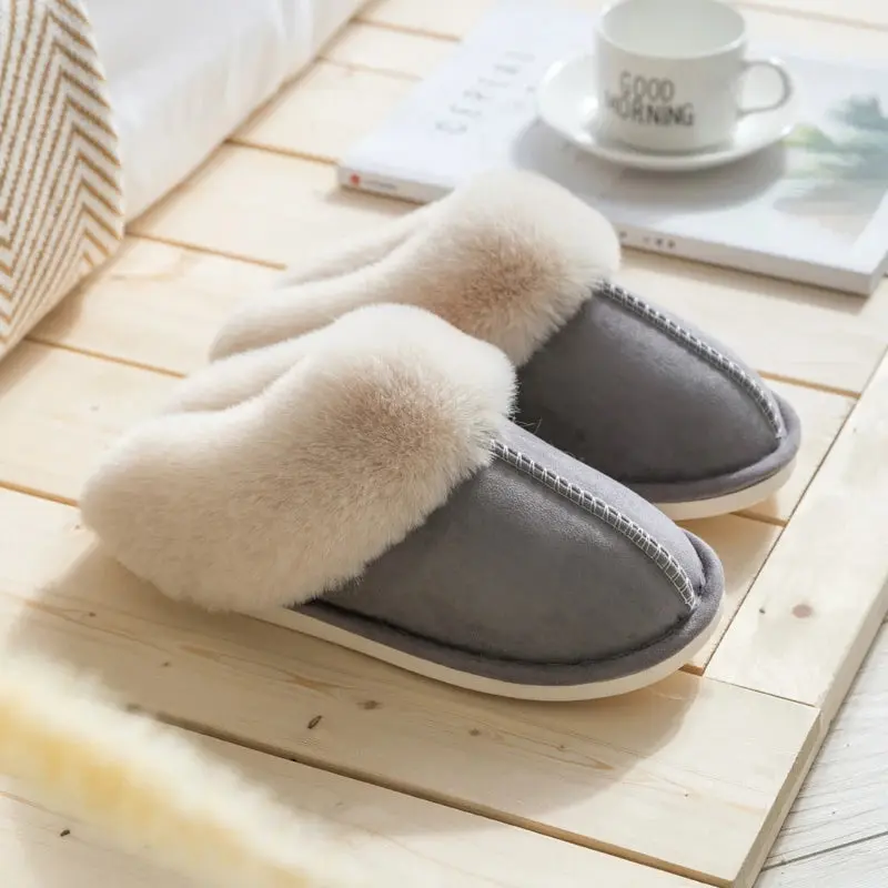 Thick Sole Velvet Slippers for Men and Women – Cozy & Non-Slip Comfort - Image 7