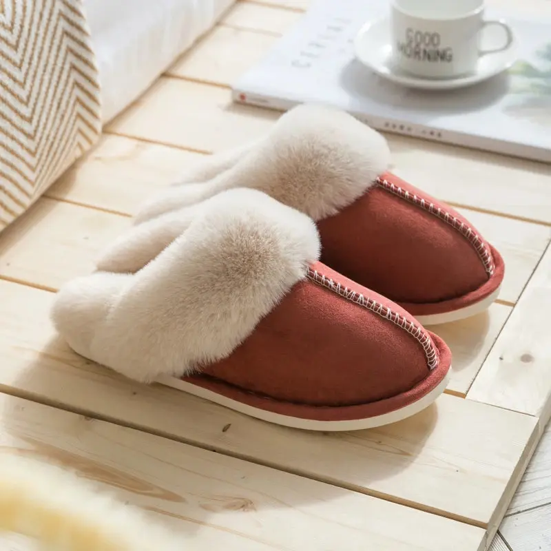 Thick Sole Velvet Slippers for Men and Women – Cozy & Non-Slip Comfort - Image 8