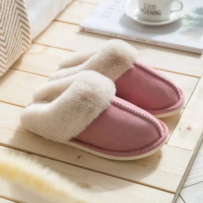 Thick Sole Velvet Slippers for Men and Women – Cozy & Non-Slip Comfort - Image 9