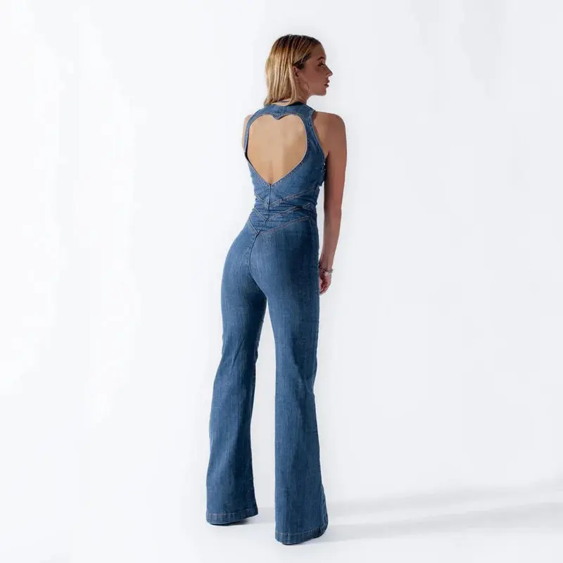 Trendy Denim Jumpsuit for Women – Stylish & Comfortable - Image 3