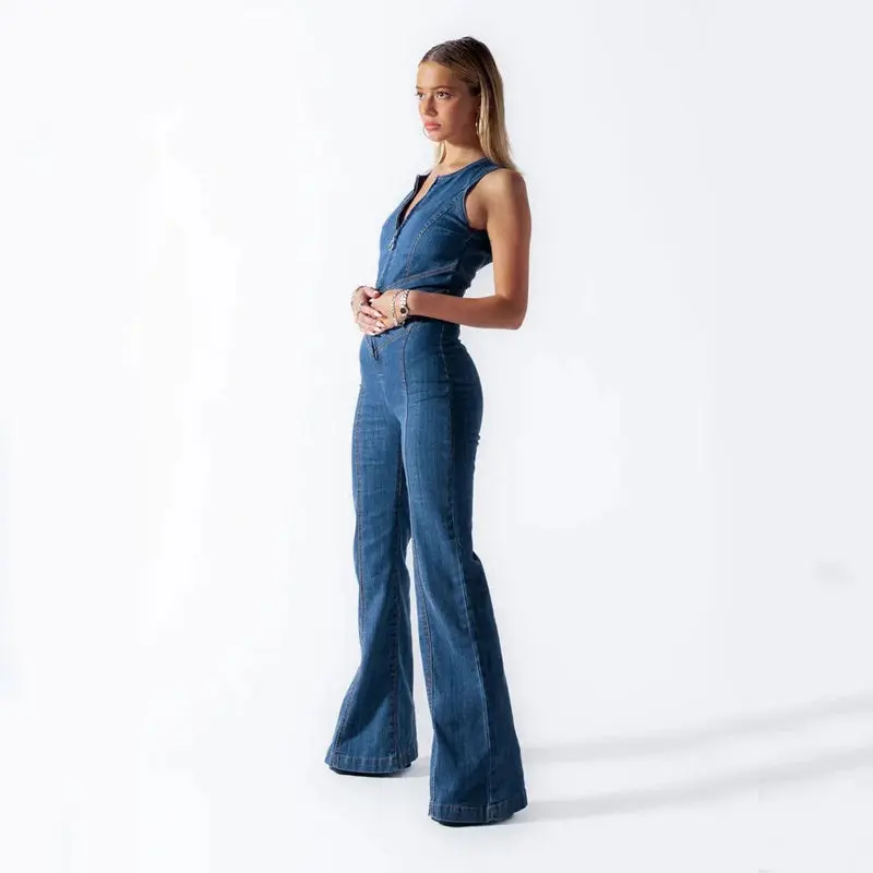 Trendy Denim Jumpsuit for Women – Stylish & Comfortable - Image 4
