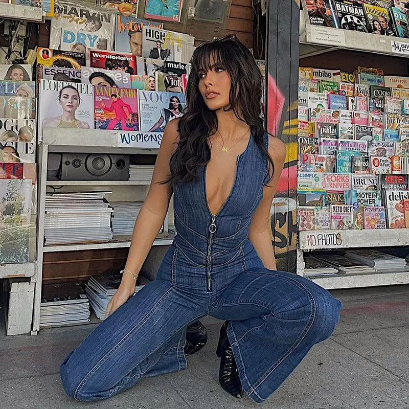 Trendy Denim Jumpsuit for Women – Stylish & Comfortable - Image 8