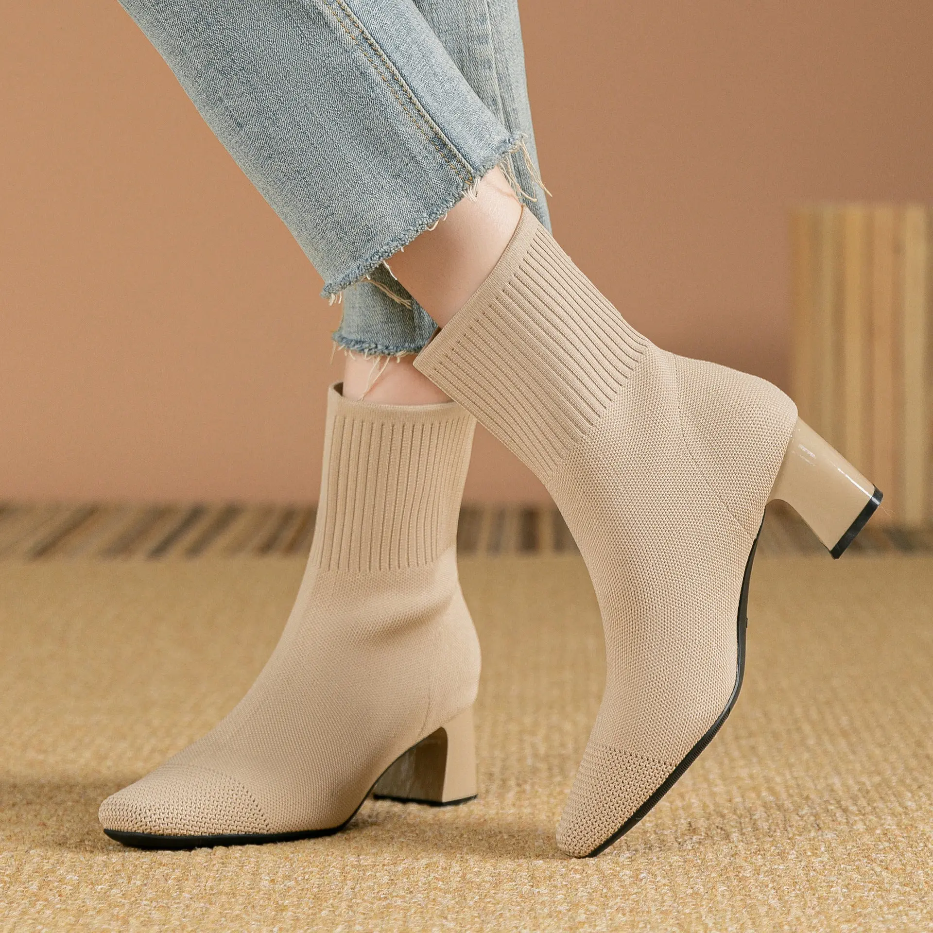 Trendy High Sock Boots for Women – Stylish & Comfortable - Image 3