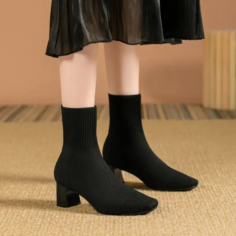 Trendy High Sock Boots for Women – Stylish & Comfortable - Image 4