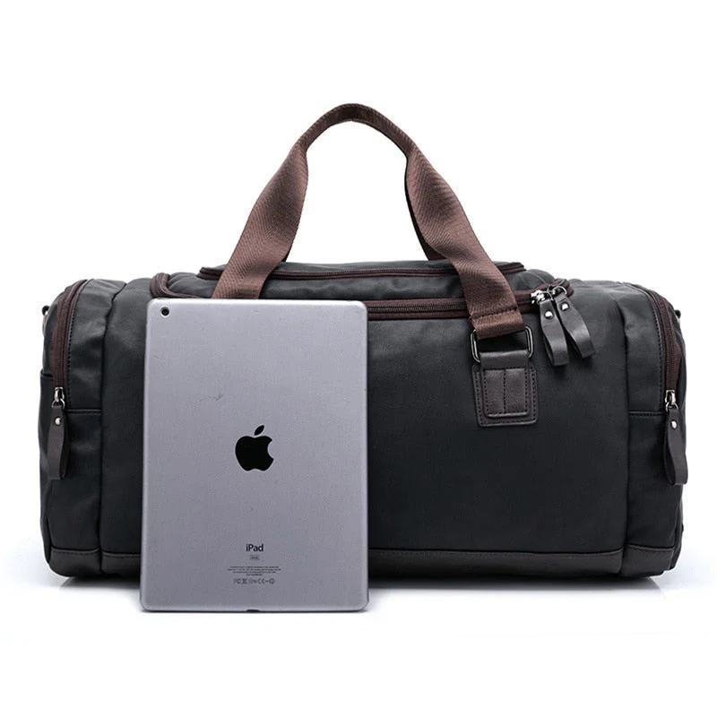 Two-Tone Duffel Bag for Men – Stylish Durable Travel - Image 6