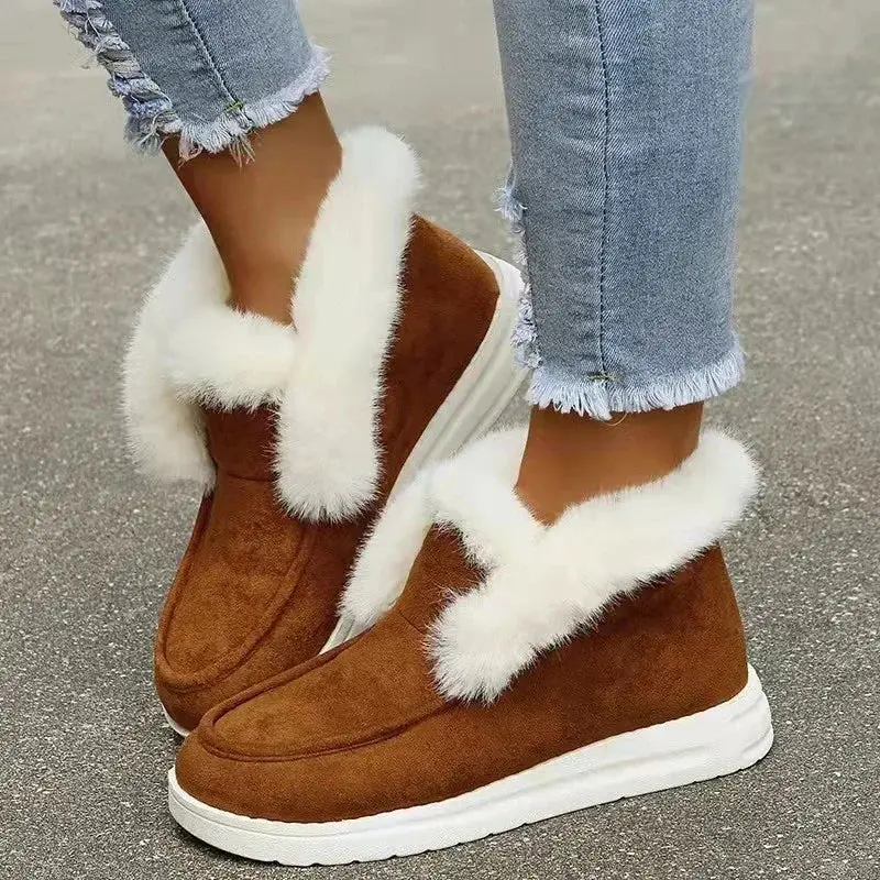 Velvet Ankle Boots for Women – Cozy & Stylish Comfort - Image 4