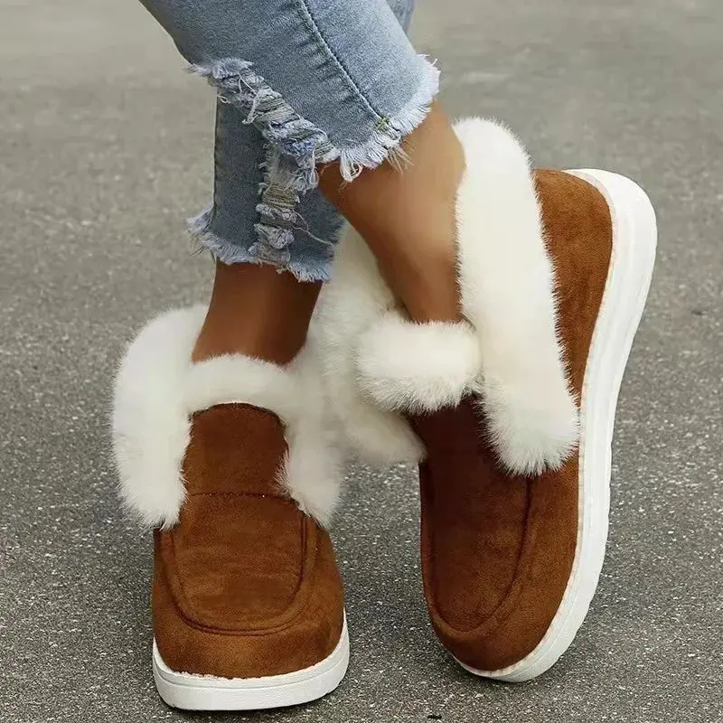 Velvet Ankle Boots for Women – Cozy & Stylish Comfort - Image 5