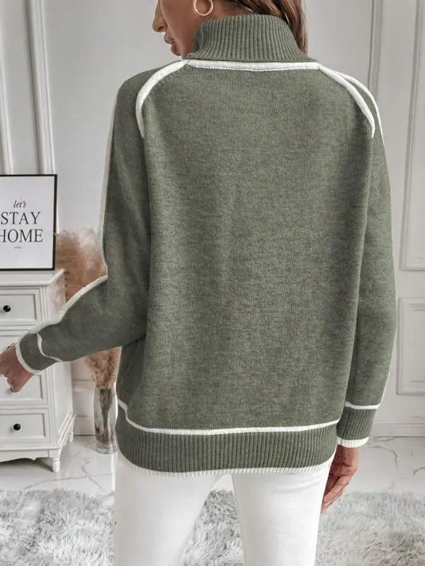 Warm Lined Women's Sweater – Cozy & Elegant Style - Image 6