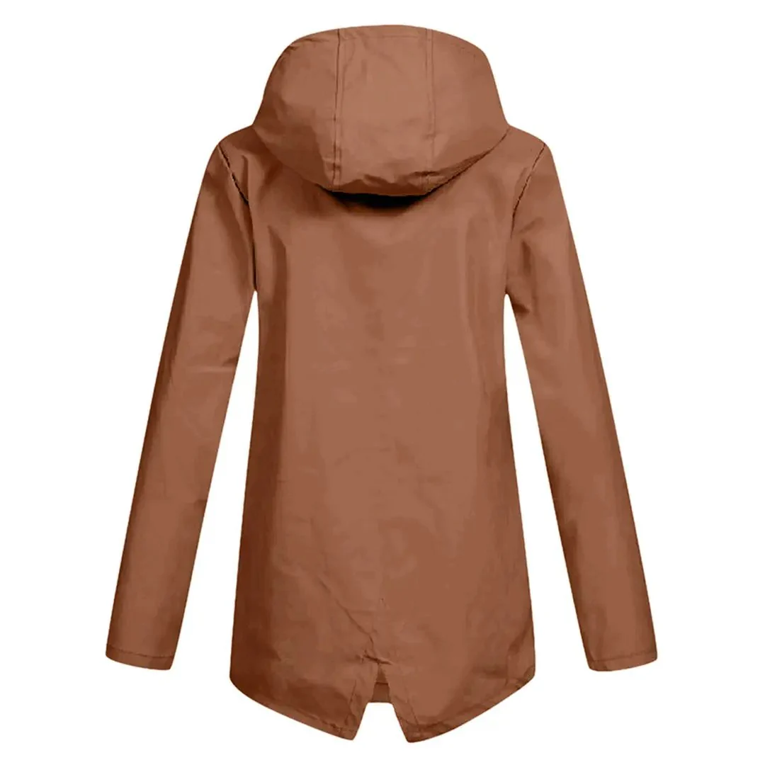 Waterproof Long Jacket for Women – Stylish & Functional - Image 2
